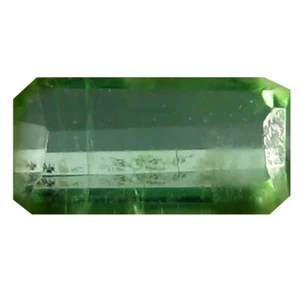 Turmalina verde Mozambique octágono clase mundial de 0,68 quilates (7 x 4 mm) sin calefacción - Imagen 1 de 1