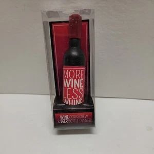 Wine Bottle Corkscrew Opener ~ Magnetic ~ Beer Opener ~ Brand New - Picture 1 of 5