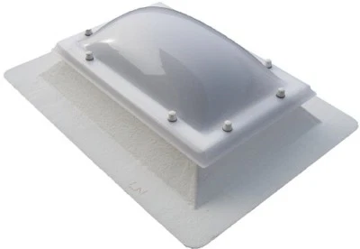 Lichtkuppel (n) komplett in diversen Größen, 2-schalig, Starr (nicht zum öffnen)