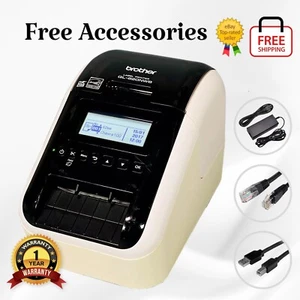 Brother QL-820NWB Ultra-Fast Thermal Barcode Printer WiFi LAN USB Bluetooth - Picture 1 of 11