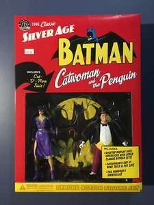 Classic Silver Age Batman Catwoman & Penguin Action Figures DC Direct NEW - Picture 1 of 6