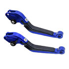 2Pcs Motorcycle Brake Clutch Lever 6 Position Adjustable Aluminium Alloy Replace