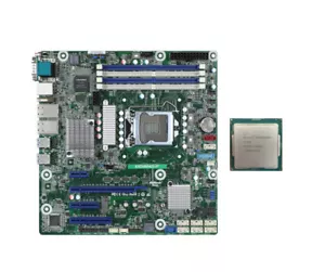 ASRock Rack E3C246D4U2-2T Motherboard LGA1151 With Intel CC150 3.5GHz 8Cores CPU - Picture 1 of 9