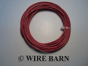 MTW 16 AWG GAUGE RED STRANDED COPPER WIRE 25 FEET MACHINE TOOL WIRE- USA MADE - Picture 1 of 1