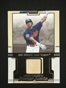 2002 Fleer Power Tools Juan Gonzalez Bat Relic - Bild 1 von 2