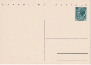 Republic 1954/56 Siracusana L.20 Green Postcards (C154) (Cod.6001) - Picture 1 of 1