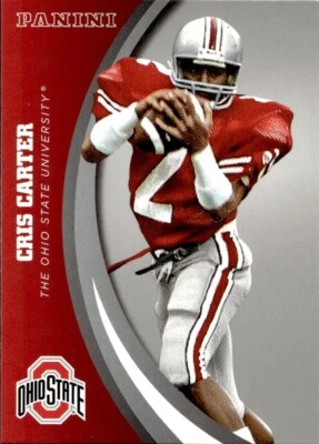 Cris Carter 2015 Panini Ohio State Team Collection - #17 Silver - - Image 1 of 2