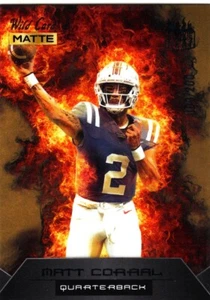 2022 Wild Card Matte Matt Corral ROOKIE HEAT #RH-22 #199/200 MADE - Picture 1 of 1