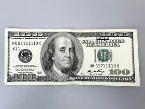 $100 Dollar bills with fancy Serial number {1111} 2006, Very Cool & Rare - Picture 1 of 4