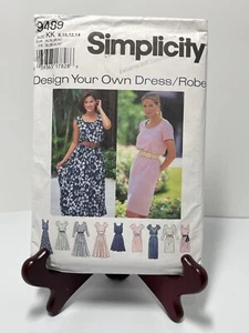 Simplicity Design Your Own Dress /Robe 9489 size KK 8,10,12,14 uncut - Picture 1 of 3