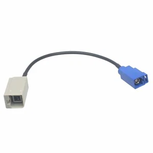 FAKRA C blue to GT5-1PP HRS grey male cable for Car Infiniti Q50 Sport radios - Picture 1 of 3
