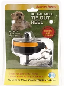Soporte de montaje en soporte para perro Howard Pet amarre retráctil 25-40 libras perros cable 15 pies NUEVO - Imagen 1 de 3