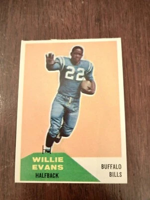 1960 Fleer #65 Willie Evans (EXMT) - Image 1 of 2