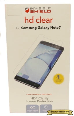 ZAGG InvisibleShield HD Clear Screen Protector for Samsung Galaxy Note 7 - Image 1 of 2