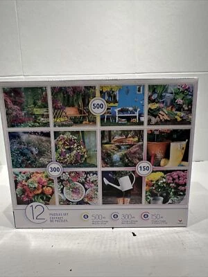 NEW Cardinal Variety 12-PACK Jigsaw Puzzle 🧩Set 150, 300 & 500 Pieces - Image 1 of 4