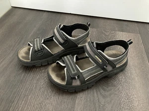 RICHTER Outdoor Sandalen Gr. 39 mit Klettverschluss Schwarz /Grau - Bild 1 von 6
