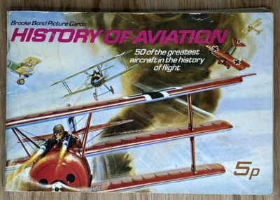 Brooke Bond Picture Cards, History of Aviation, Complete Set in Official Album - Image 1 of 4