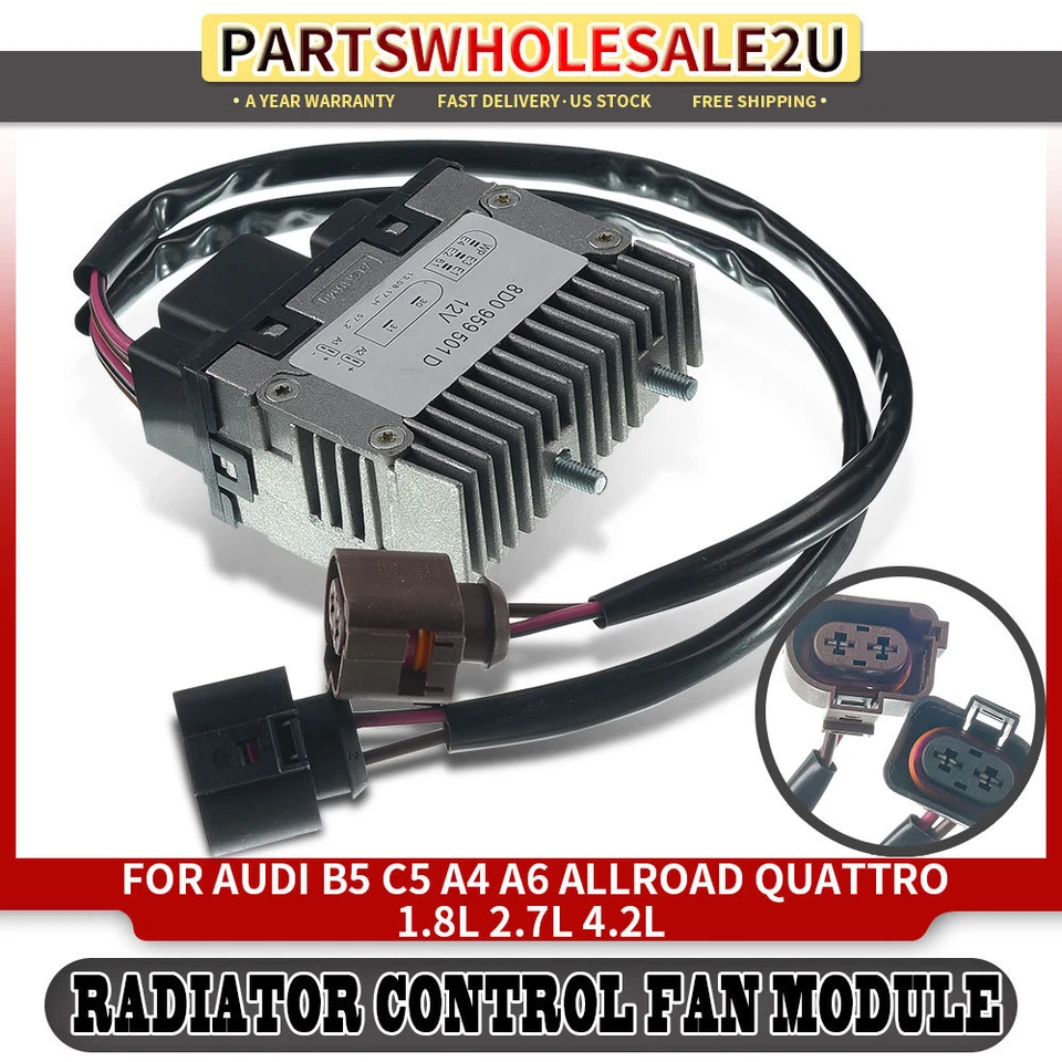 Nuevo módulo de control del ventilador de refrigeración del motor para Audi A4 A6 Quattro 1999-2005 902-435 Foto 1 de 4