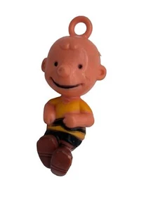Peanuts 1950 MCM Charlie Brown Plástico Llavero Adorno Paracaidista Paracaidista - Imagen 1 de 8