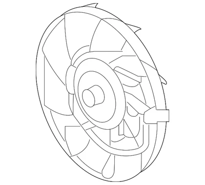 Genuine Land Rover Range Rover RR Sport Discovery 5 Defender Fan & Motor LR11286 - Image 1 of 2