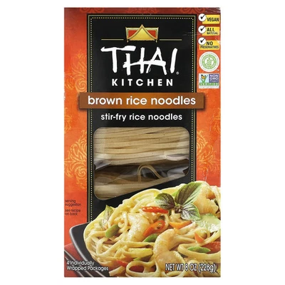 Brown Rice Noodles, 4 Individually Wrapped Packages, 2 oz (56 g) Each - Image 1 of 2