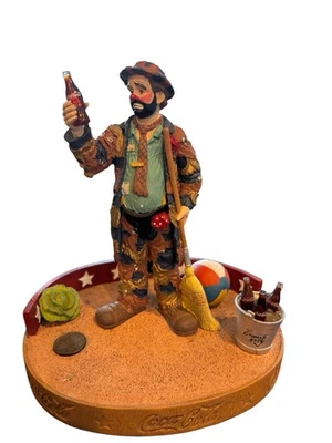 Coca-Cola ‘Pause For A Coke’ Limited Edition Musical Figurine Emmett Kelly - Image 1 of 4