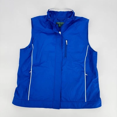 Lauren Active Ralph Lauren Womens Vest Sleeveless Full Zip Blue M - Image 1 of 4