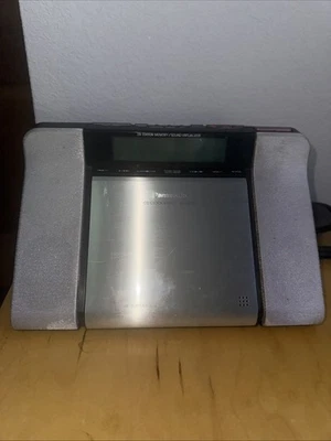 Panasonic RC-CD350 CD Clock Radio Playback Digital Tuner Weather CD-R/RW - Works - Image 1 of 4