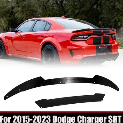 Para 2015-23 Dodge Charger SRT spoiler traseiro porta-malas asa preto brilhante com ferramenta RivNut - Imagem 1 de 4