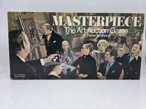 Vintage 1970 Masterpiece The Art Auction Board Game Parker Brother 100% Complete - Picture 1 of 8
