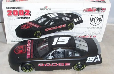 1:24 ACTION 2002 #19 DODGE DEALERS INTREPID TEST CAR JEREMY MAYFIELD 1/3504 NIB - Image 1 of 4
