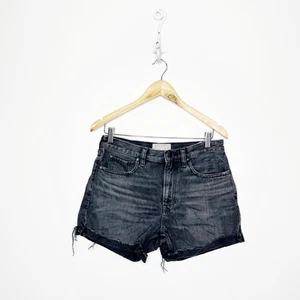 EVERLANE THE DENIM SHORT Washed Black stretch high rise womens 27 - Picture 1 of 8