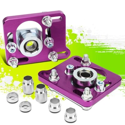 FOR 94-04 MUSTANG PURPLE +/-2.5 ADJUST ALIGNMENT CAMBER CASTER PLATE 99 01 02 03 - Image 1 of 4