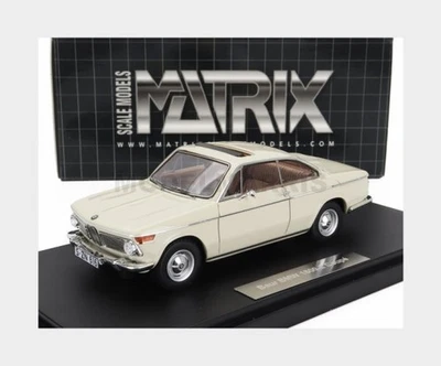 MATRIX SCALE MODELS MX30202-014 BMW - 1602 BAUR COUPE 1967 - CREAM - 1/43 - Immagine 1 di 2