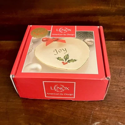NUEVO EN CAJA Lenox Holiday "Sentiment Bowl" 5" Tuerca/Caramelo/Bortija Bowl Foto 1 de 4