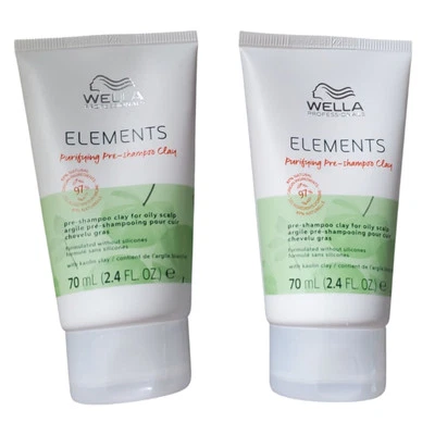 Wella Professionals Elements Purifying Pre-Shampoo Clay For Oily Scalps, 2 Pack - Image 1 of 2