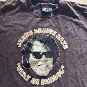Vintage Original James Brown Size Medium Zion Shirt - Picture 1 of 7