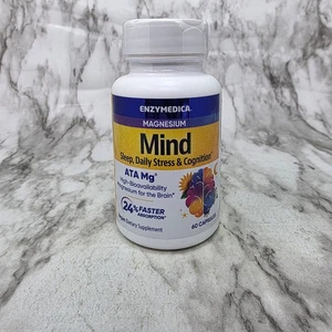 Enzymedica Magnesium Mind 60 Kapseln Ablaufdatum 08/2027 - Bild 1 von 3