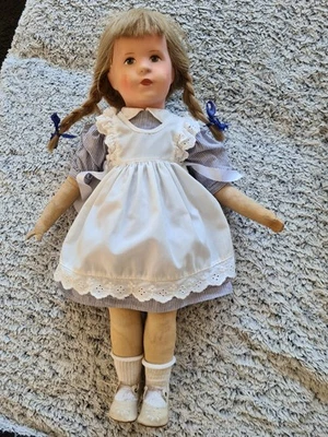 Käthe Kruse  Puppe - 50 cm -  Mädchen, VEB Bad Kösen - Bild 1 von 4