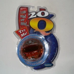 Radica 20Q 20 Questions Orange Electronic Handheld Game 2003 Sealed Model 74012 - Picture 1 of 5