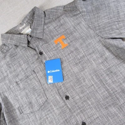 Columbia Shirt Men's M "Tennessee Volunteers" Regular Fit "Black" New with Tags - Image 1 of 4