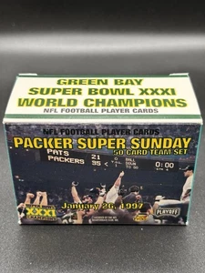 NFL Super Bowl XXXI Champions Green Bay Packers Super Sunday 50 Karten Set - Bild 1 von 4