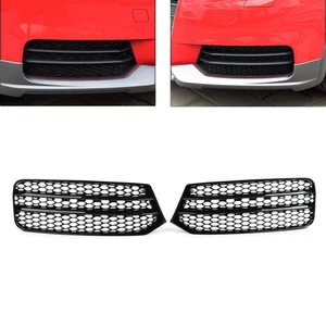 Open Mesh Honeycomb Front Bumper Lower Air Guide Grille Cover For Audi A1 14-18 - Picture 1 of 13