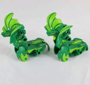 Bakugan Dragonoid Green Ventus Armored Alliance B600 Battle Brawlers Set Of 2 - Picture 1 of 6