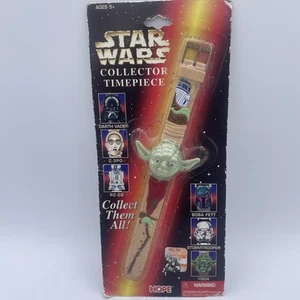 Vintage 1996 Star Wars Collectors Timepiece Yoda Digital Watch - NEW - Picture 1 of 11