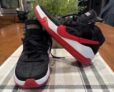 Nike KD 13 Black White University Red "Bred" Mens Size 6 - Image 1 of 4