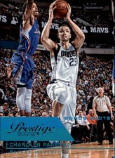 2015-16 Prestige Bonus Shots Blue Basketball Card #141 Chandler Parsons /99