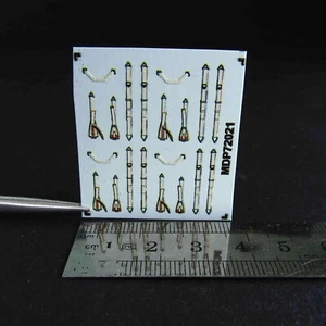 Luftwaffe Seat Belts late WWII 3D Decals Scale 1:72 Metallic Details MDP72021 - Picture 1 of 4