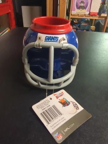 New York Giants 1992 Helmet Vintage Team NFL Plastic Mug, Removable cup 6" NWT Cover