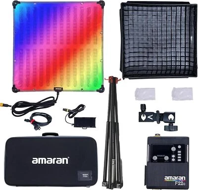 Aputure Amaran F22C Full-Color RGBWW LED Video Flexible Light Panel Honeycomb - Image 1 of 4